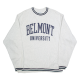 CHAMPION REVERSE WEAVE Belmont University Mens Sweatshirt Grey USA L