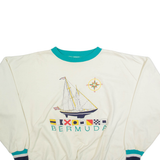 BERMUDA Mens Sweatshirt Cream L