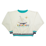 BERMUDA Mens Sweatshirt Cream L
