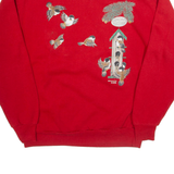 JERZEES Birds Mens Sweatshirt Red M