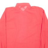 Womens Shirt Pink Collared Long Sleeve L