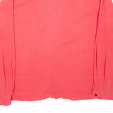 Womens Shirt Pink Collared Long Sleeve L