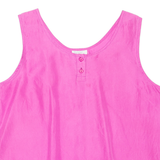 Womens Cropped Vest Pink S