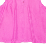Womens Cropped Vest Pink S