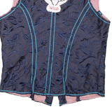 Wild Womens Cropped Corset Blue M