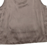 Womens Cropped Vest Brown L