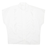 Womens Shirt White Collared L