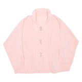 Womens Blouse Pink Collared Long Sleeve L
