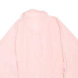 Womens Blouse Pink Collared Long Sleeve L