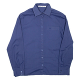 MARIO ROSELLA Womens Shirt Blue Collared Long Sleeve L