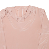 SPENGLER Womens Blouse Pink Long Sleeve L