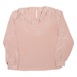 SPENGLER Womens Blouse Pink Long Sleeve L