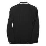 CARTOON Womens Blouse Black V-Neck Long Sleeve L