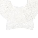 Womens Cropped Top White S