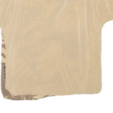 Womens Printed Top Brown Crazy Pattern S