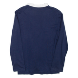 US POLO ASSN Womens Blouse Blue Collared Long Sleeve M