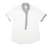 SAMURAI Womens Shirt White Collared XL