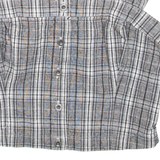 HOLLISTER Womens Cropped Vest Black Check XS