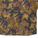 Womens Printed Top Brown Crazy Pattern L