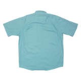 WRANGLER Premium Quality Mens Plain Shirt Blue L