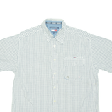 TOMMY HILFIGER Tommy Jeans Mens Shirt White Check M