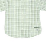 WOOLRICH Travel Outfitter Mens Flannel Shirt Green Check XL