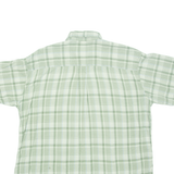 WOOLRICH Travel Outfitter Mens Flannel Shirt Green Check XL
