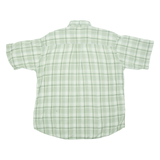 WOOLRICH Travel Outfitter Mens Flannel Shirt Green Check XL