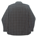 TOMMY HILFIGER Mens Shirt Brown Check Long Sleeve XL