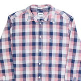 WRANGLER Mens Shirt Blue Plaid Long Sleeve L