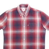 LEVI'S Mens Shirt Red Plaid M