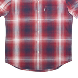 LEVI'S Mens Shirt Red Plaid M