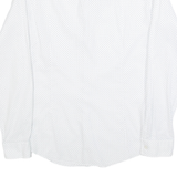 HUGO BOSS Mens Shirt White Polka Dot Long Sleeve M