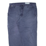CARHARTT Workwear Mens Trousers Blue Loose Straight W38 L29