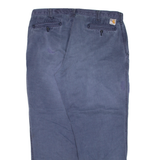 CARHARTT Workwear Mens Trousers Blue Loose Straight W38 L29