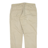 LEVI'S Mens Trousers Beige Regular Tapered W34 L32