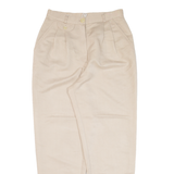 Womens Trousers Beige Relaxed Tapered W27 L29