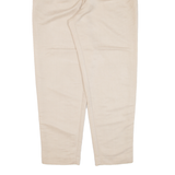 Womens Trousers Beige Relaxed Tapered W27 L29
