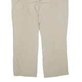 COLUMBIA Womens Trousers Green Relaxed Straight Nylon W34 L26