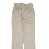 Womens Trousers Beige Regular Straight W27 L33