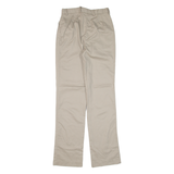 Womens Trousers Beige Regular Straight W27 L33