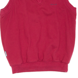 PRO COMFIA Sleeveless Mens Sweatshirt Red V-Neck S