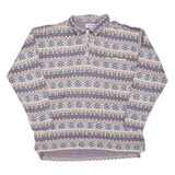 BIG STAR VINTAGE LINE Mens Sweatshirt Beige Collared 90s XL