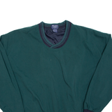 WINNER MATE Mens Sweatshirt Green V-Neck L