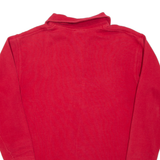 NEW TASTE Teddy Bear Womens Sweatshirt Red Collared M