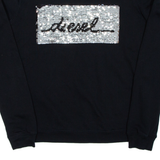 DIESEL Womens Sweatshirt Black S