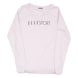 ELLE SPORTS Womens Sweatshirt Pink XS