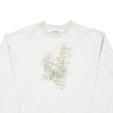 Womens Sweatshirt Beige 90s L