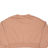 NIKE Cropped Womens Sweatshirt Brown L
