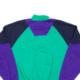 PUMA Womens Sweatshirt Purple 1/4 Zip M